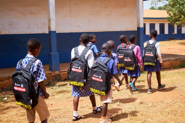 GLOMEF Donates Learning Materials to Needy Pupils at Maabang as Assemblyman Calls for Stronger Action to End Child Labour in Cocoa Communities