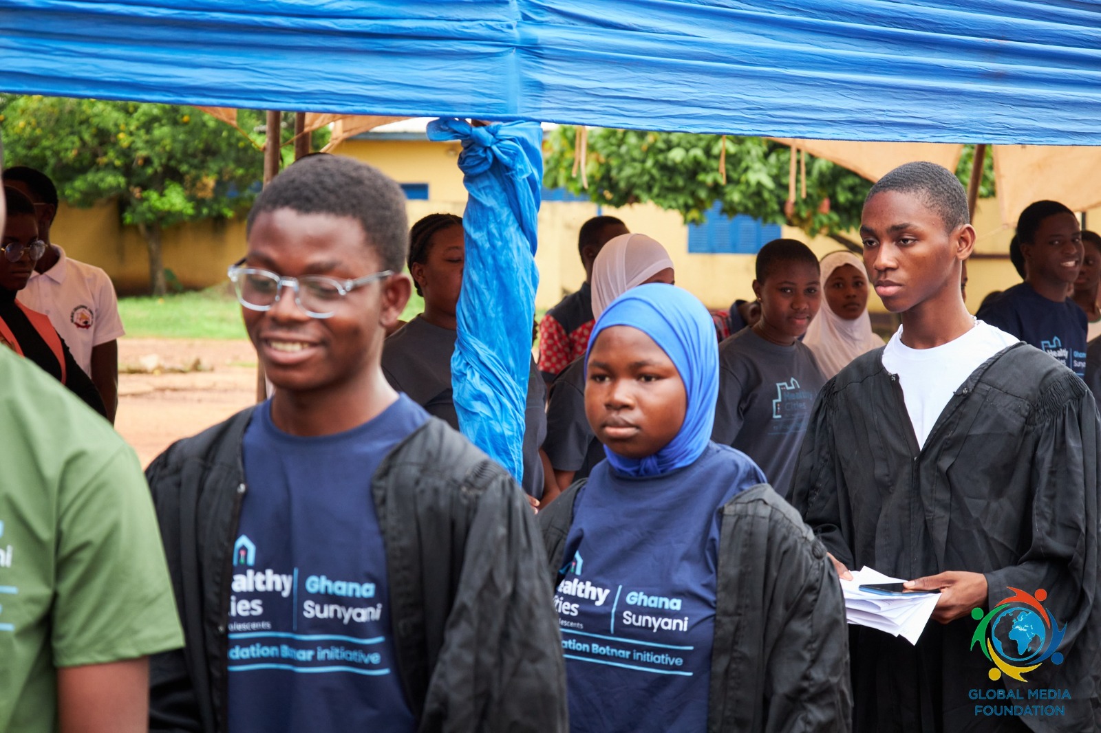 A moment from GLOMEF Ghana's Healthy Cities for Adolescents programme