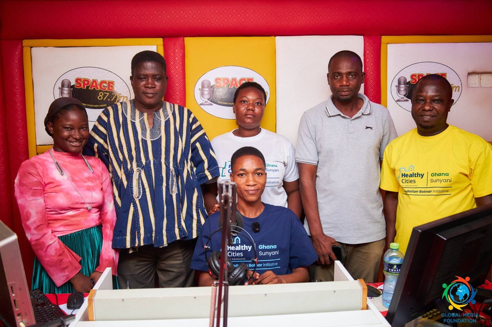 A moment from GLOMEF Ghana's Healthy Cities for Adolescents programme