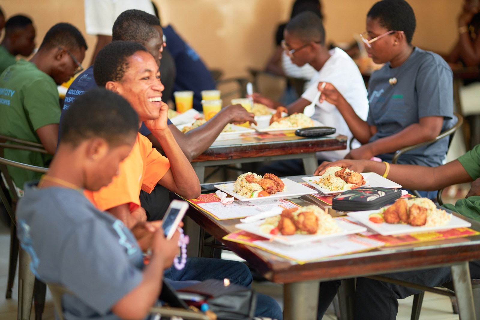 A moment from GLOMEF Ghana's Healthy Cities for Adolescents programme
