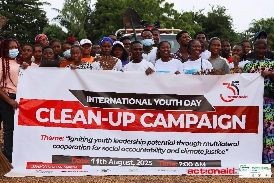 A moment from GLOMEF Ghana's Healthy Cities for Adolescents programme