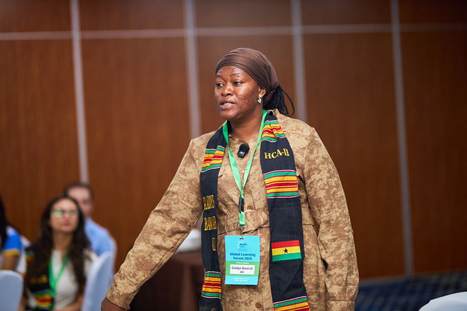 A moment from GLOMEF Ghana's Healthy Cities for Adolescents programme