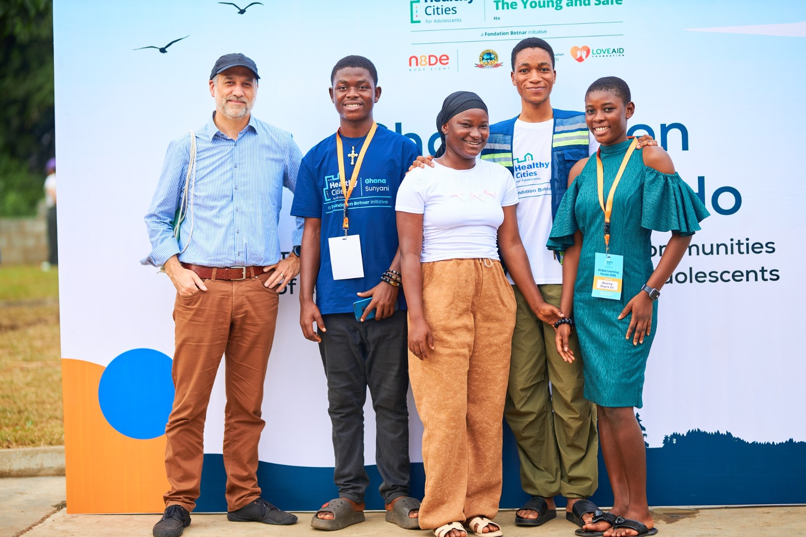 A moment from GLOMEF Ghana's Healthy Cities for Adolescents programme