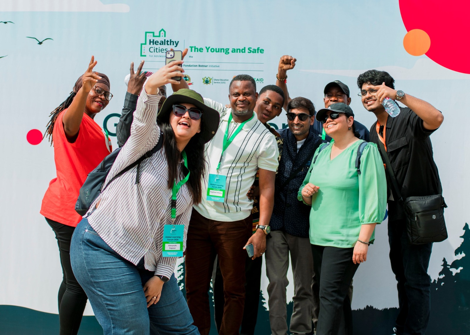 A moment from GLOMEF Ghana's Healthy Cities for Adolescents programme