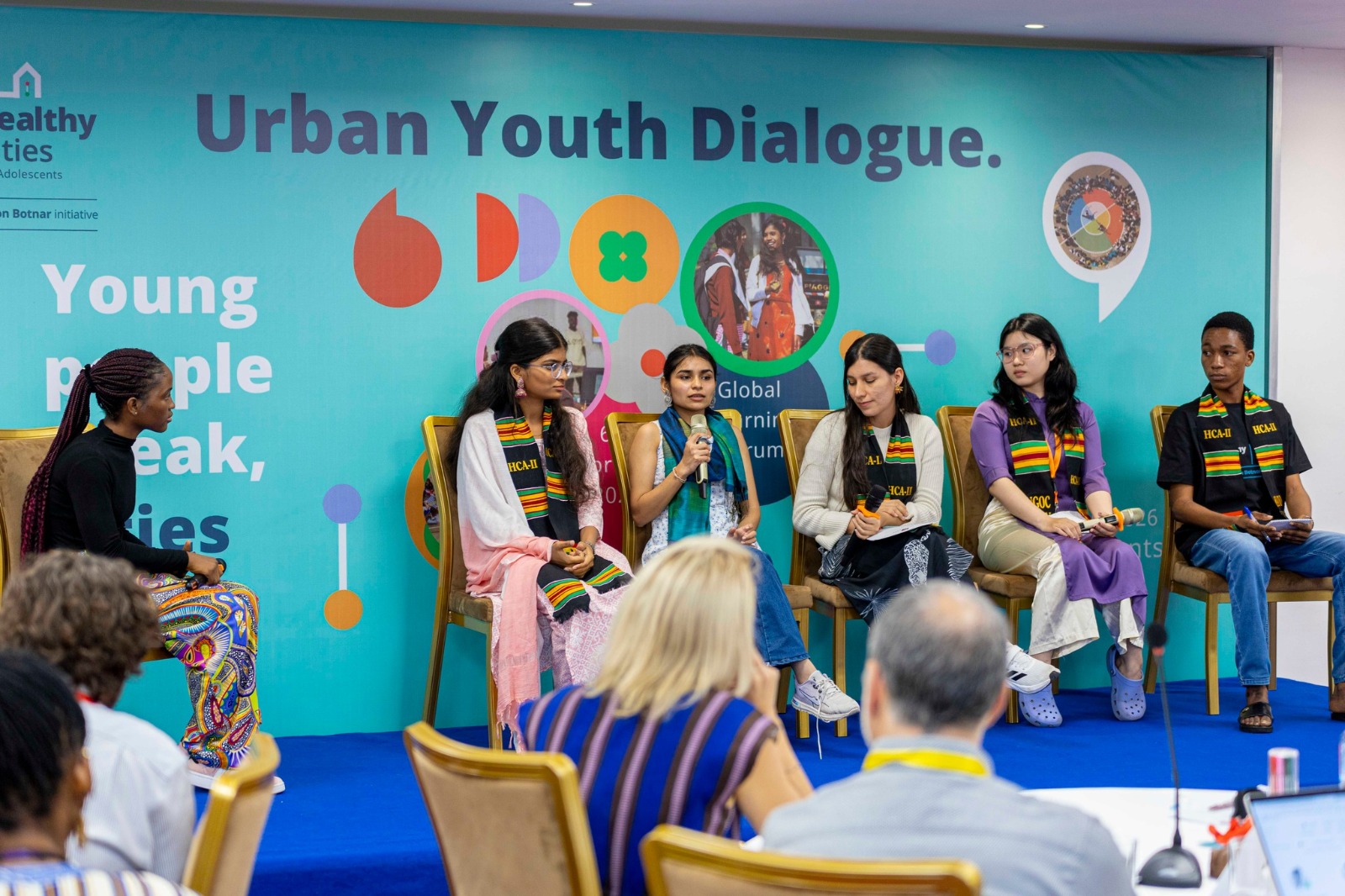 A moment from GLOMEF Ghana's Healthy Cities for Adolescents programme