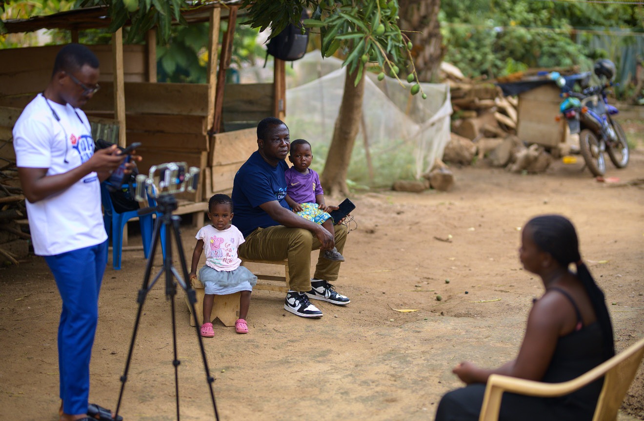 A moment from GLOMEF Ghana's Healthy Cities for Adolescents programme