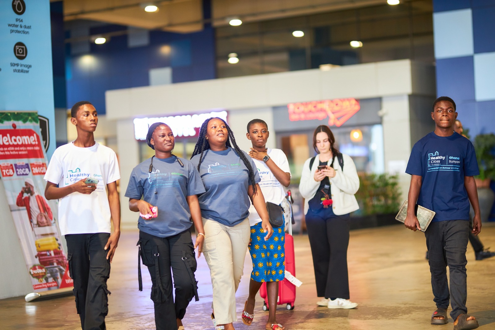 A moment from GLOMEF Ghana's Healthy Cities for Adolescents programme