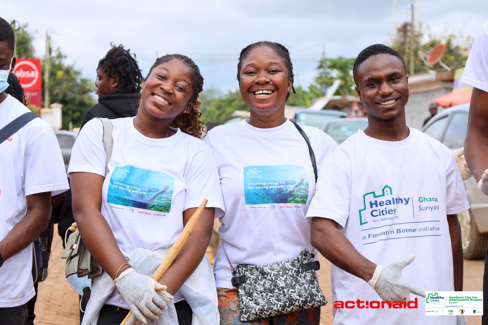 A moment from GLOMEF Ghana's Healthy Cities for Adolescents programme