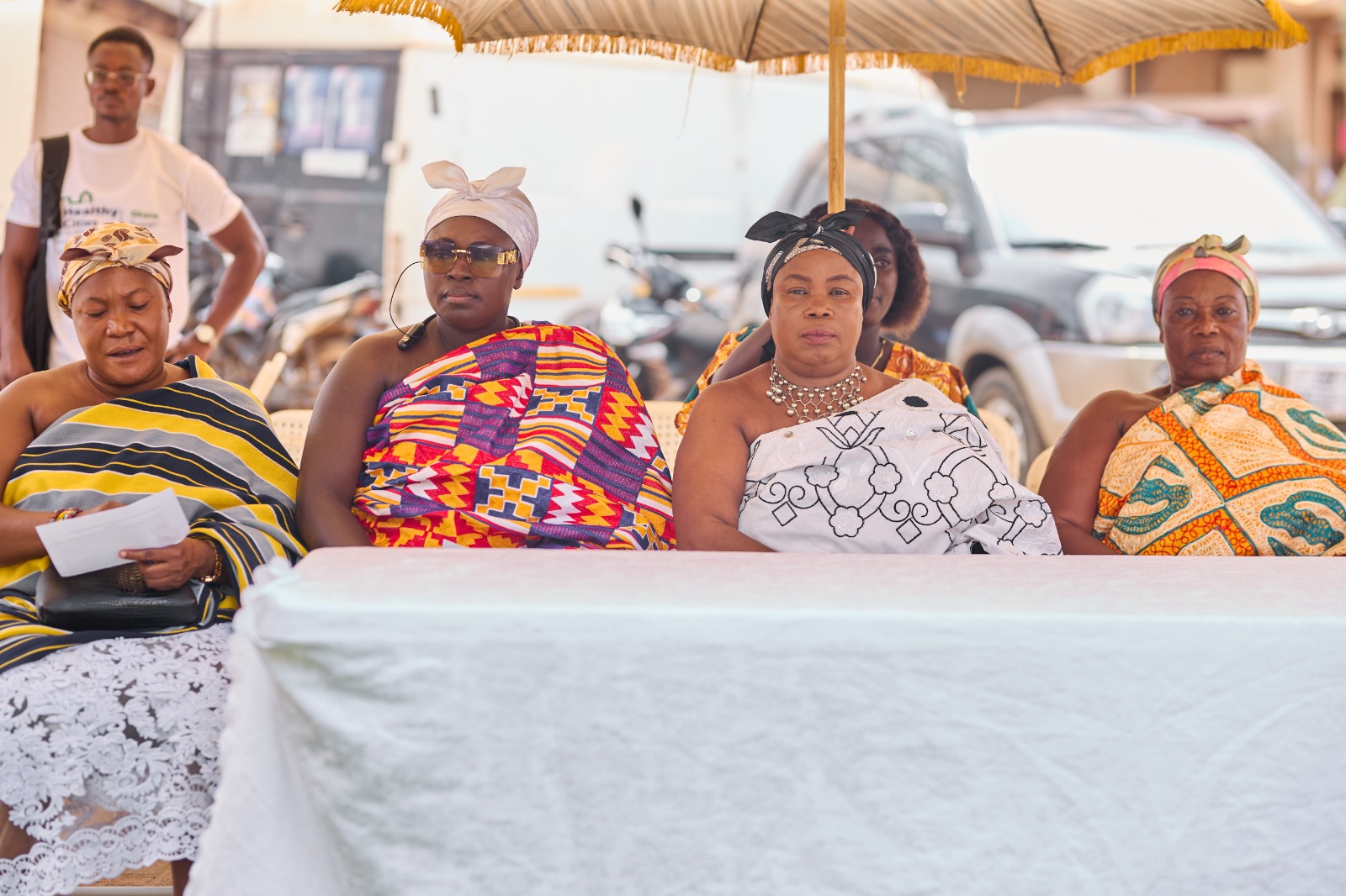 A moment from GLOMEF Ghana's Healthy Cities for Adolescents programme
