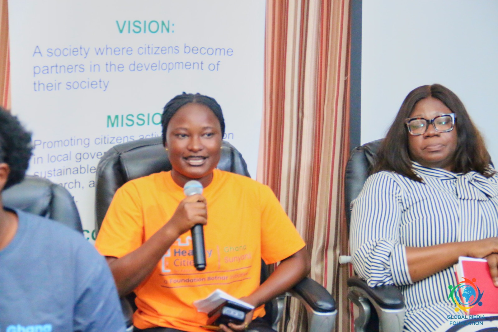 A moment from a GLOMEF Ghana partnership or exchange visit