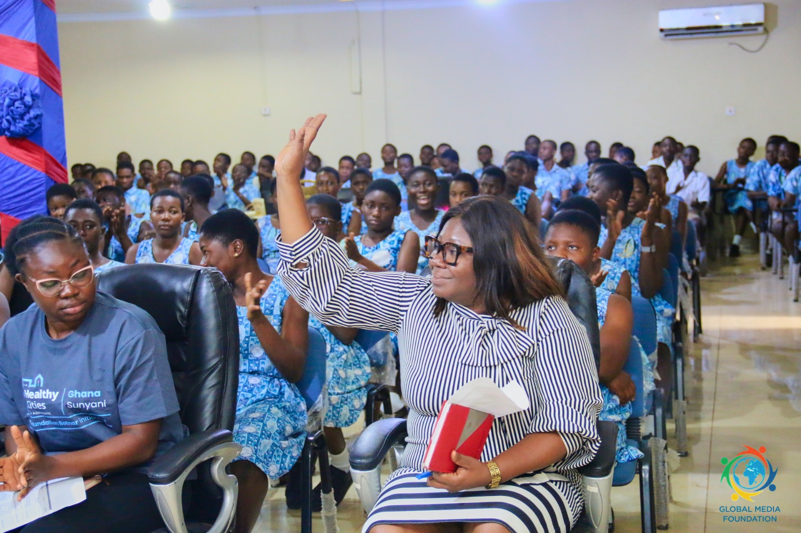 A moment from a GLOMEF Ghana partnership or exchange visit