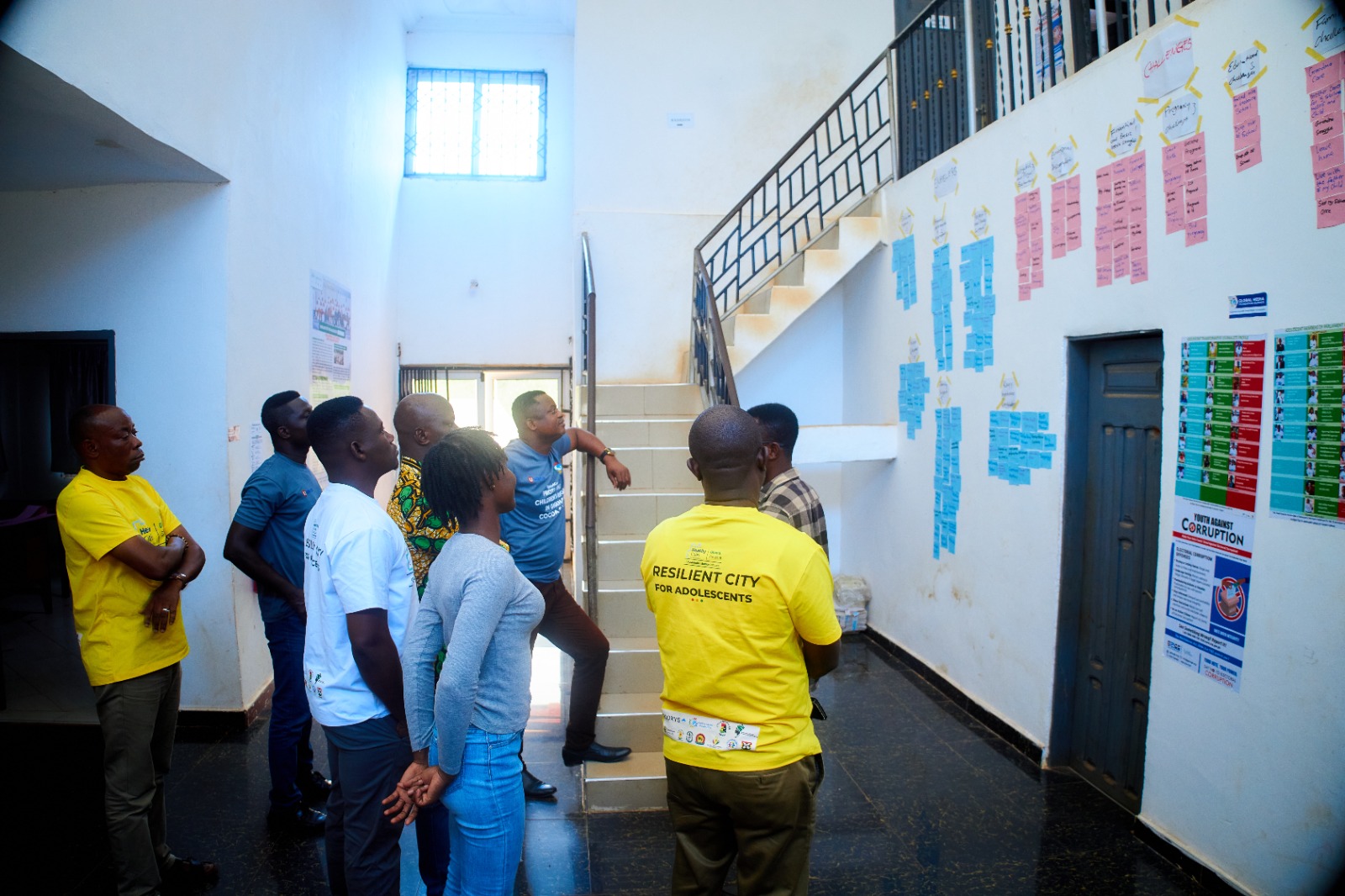 A moment from a GLOMEF Ghana partnership or exchange visit