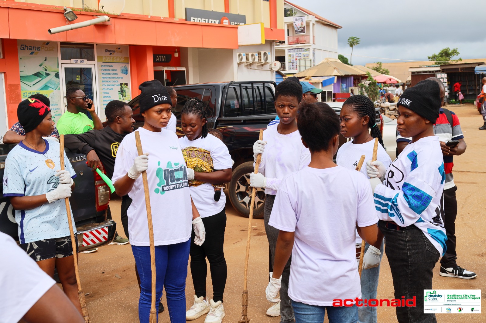 A moment from a GLOMEF Ghana partnership or exchange visit