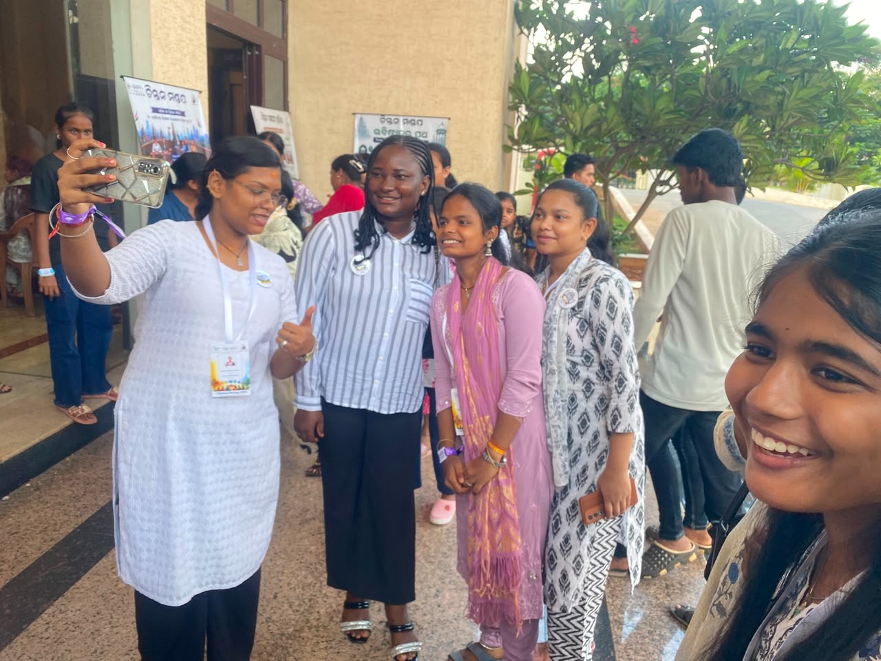 A moment from a GLOMEF Ghana partnership or exchange visit