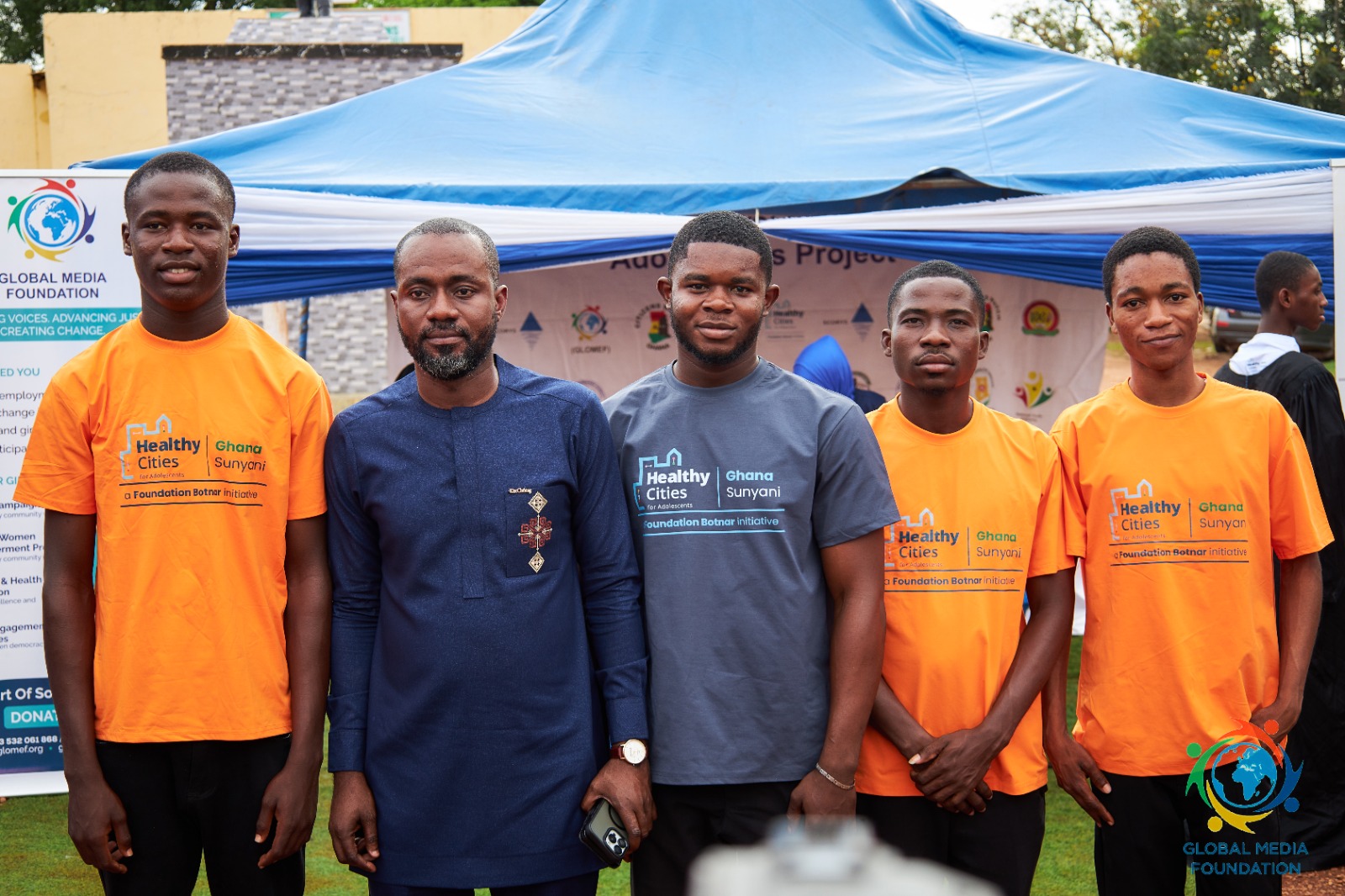 A moment from a GLOMEF Ghana partnership or exchange visit