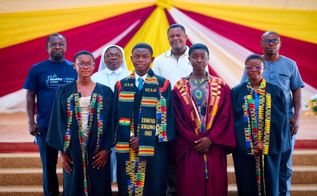 The inauguration ceremony of the SAHESS Students Parliament in Nsoatre.