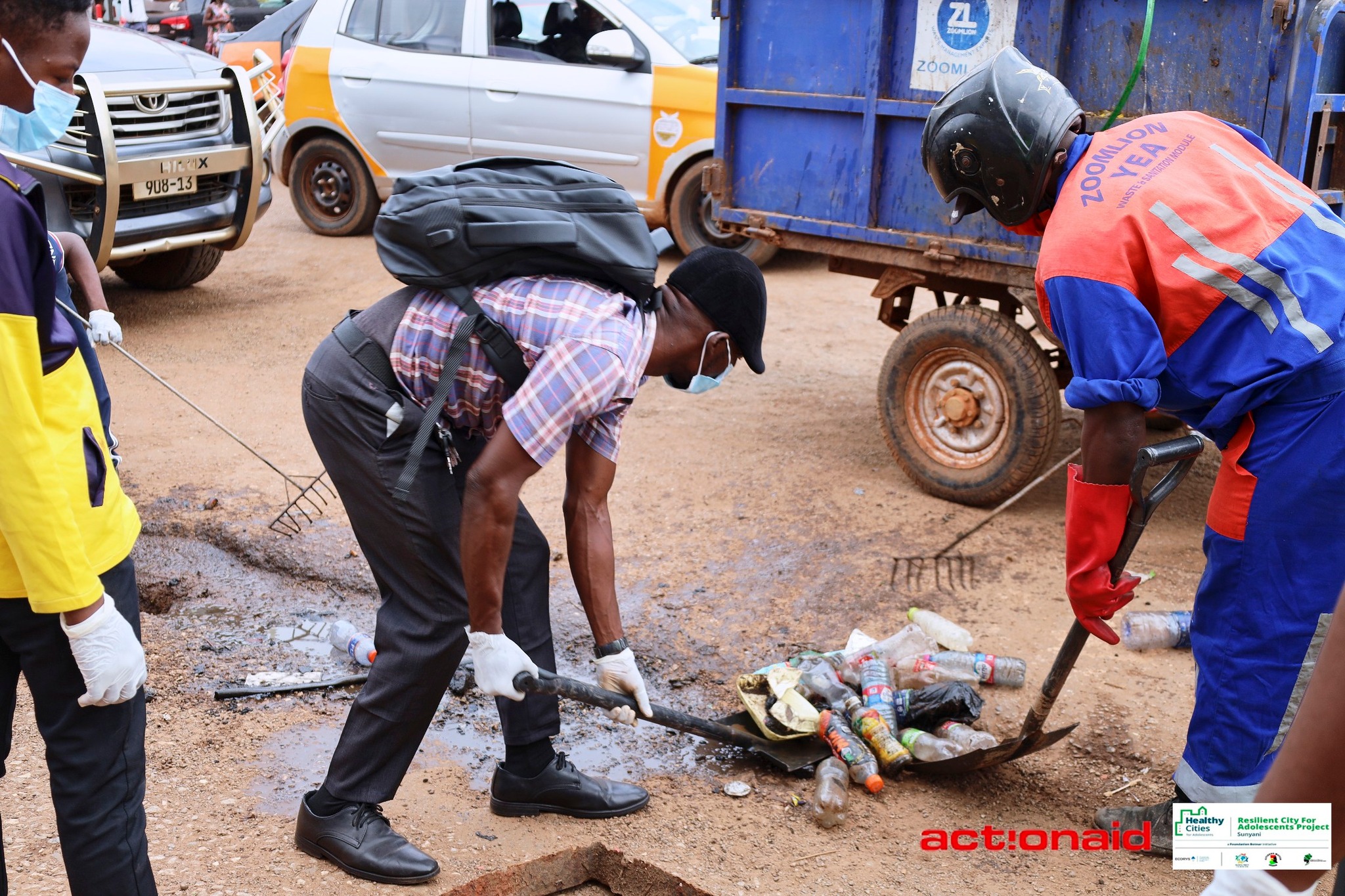 Community sanitation clean-up