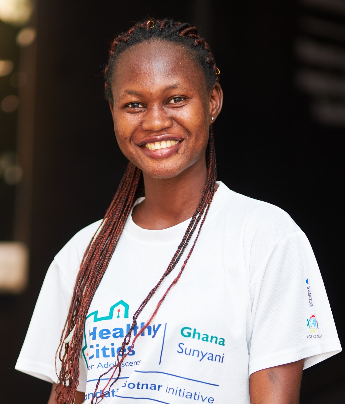 A young Healthy Cities for Adolescents participant in Sunyani